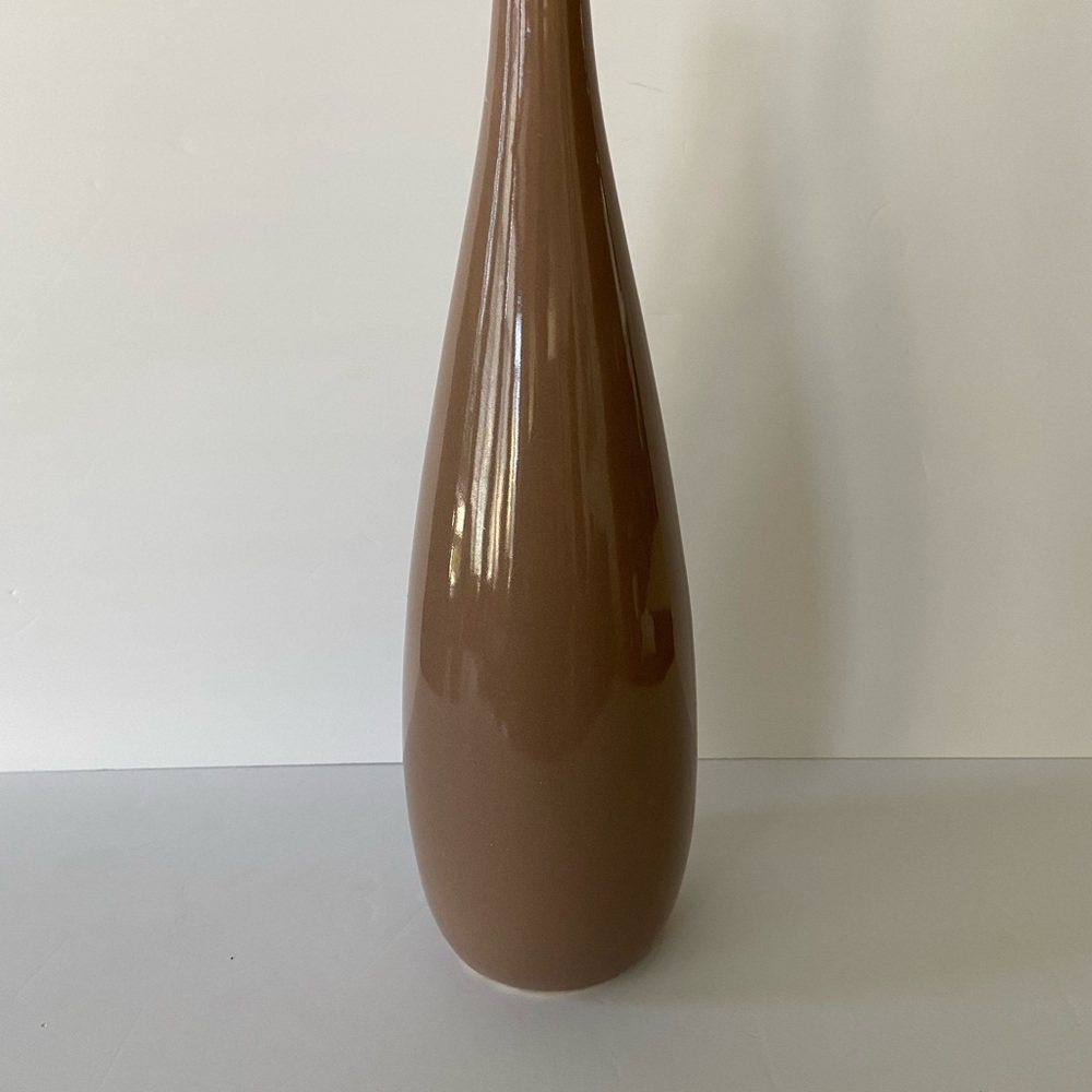 West Elm Decorative 15” Brown Bud Vase